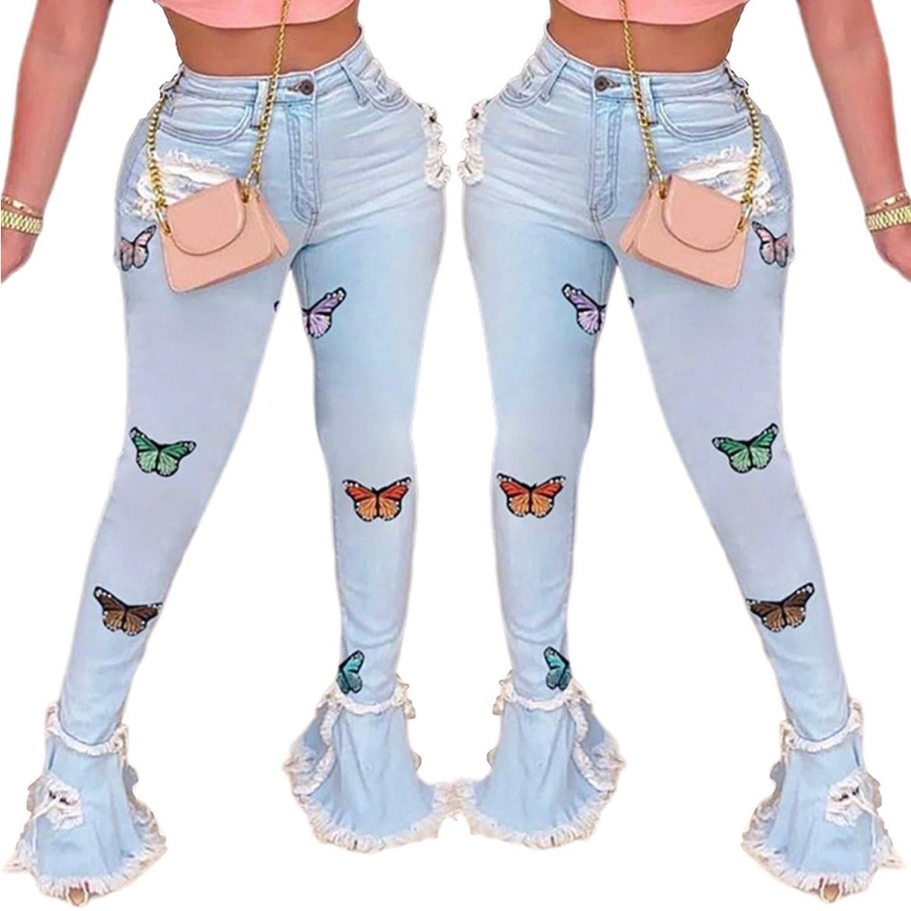 Women's Bell Bottom Jeans